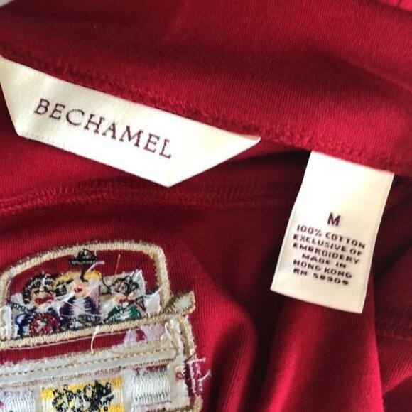 Vintage BECHAMEL Mom's Taxi Patch Jacket in Red - L - Picture 10 of 10